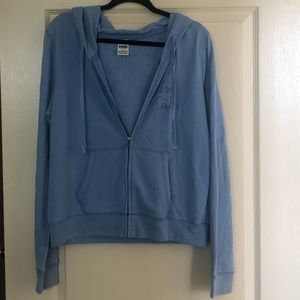 VS Pink Light Blue Hoodie